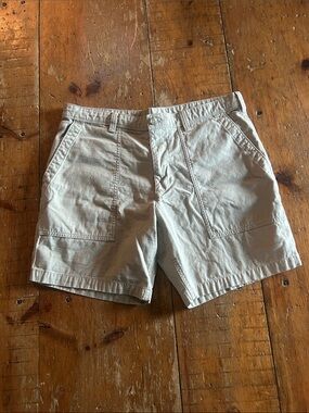 Eddie Bauer Khaki Cotton Cargo Shorts